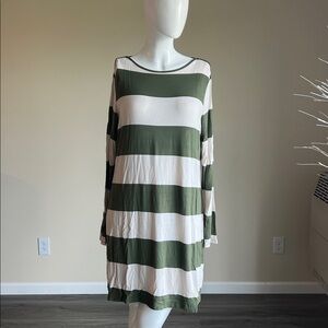 Loose Striped multicolored Lightweight Dress.